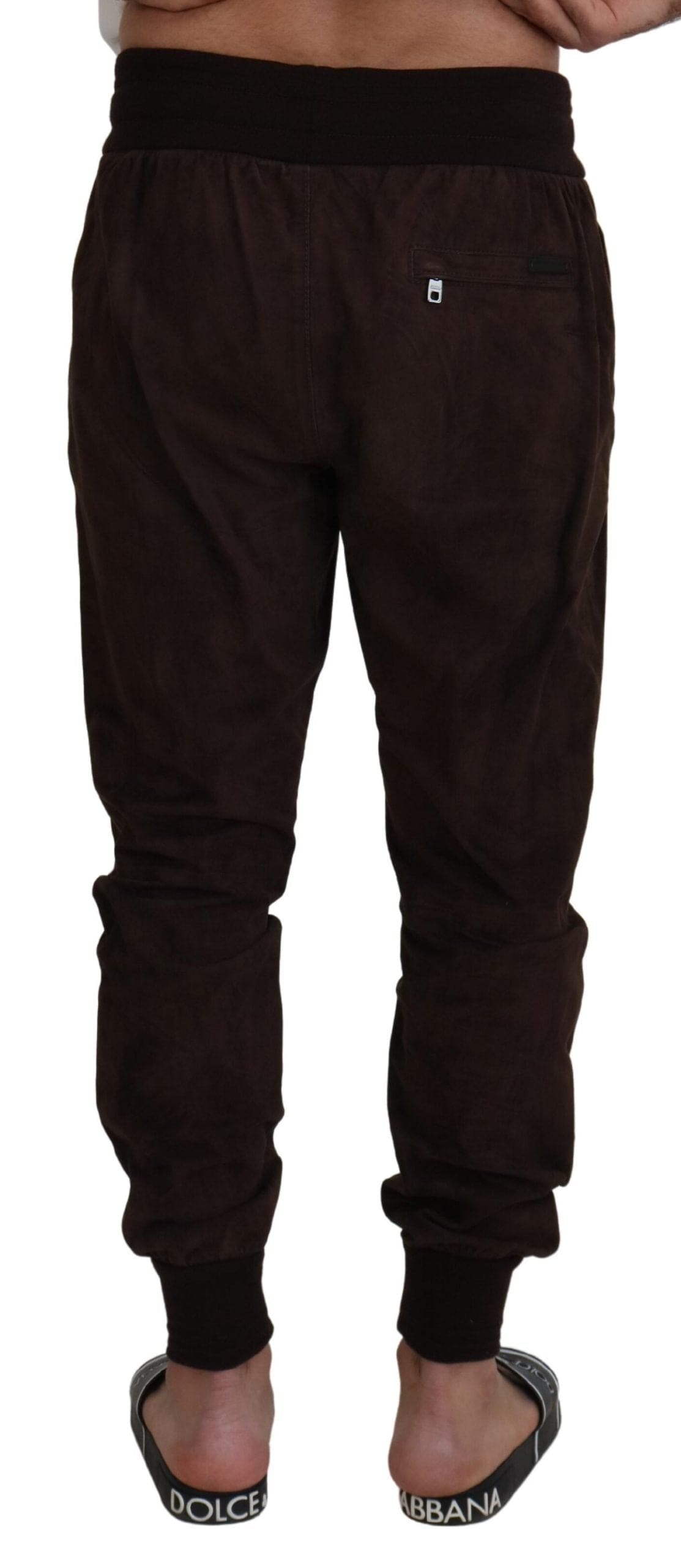 Pantalon de jogging authentique Dolce &amp; Gabbana en marron