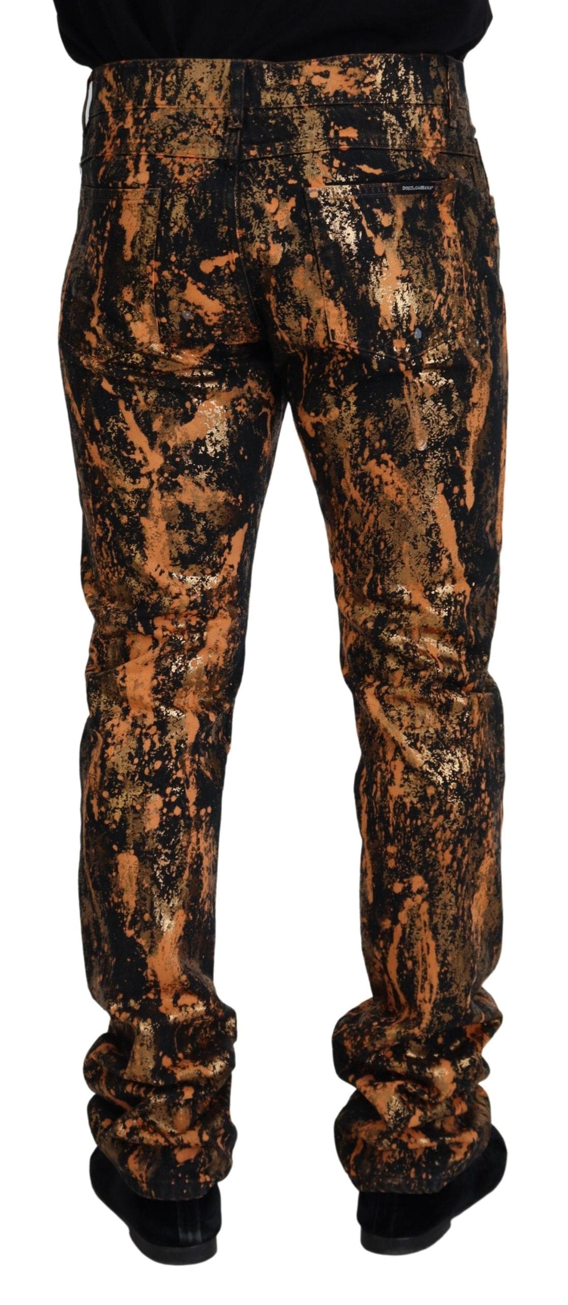 Pantalon en denim de coton Golden Ash de Dolce &amp; Gabbana