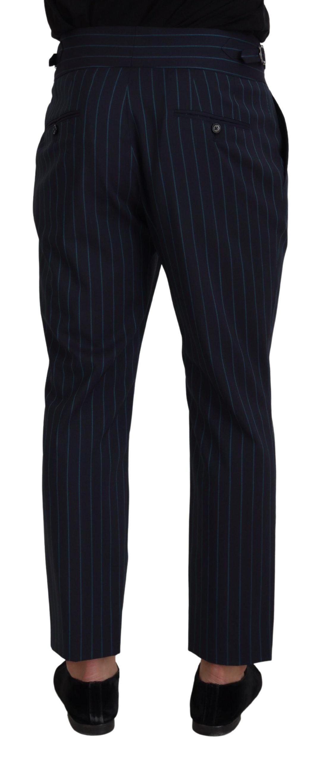 Dolce & Gabbana Elegant Stripe Virgin Wool Trousers