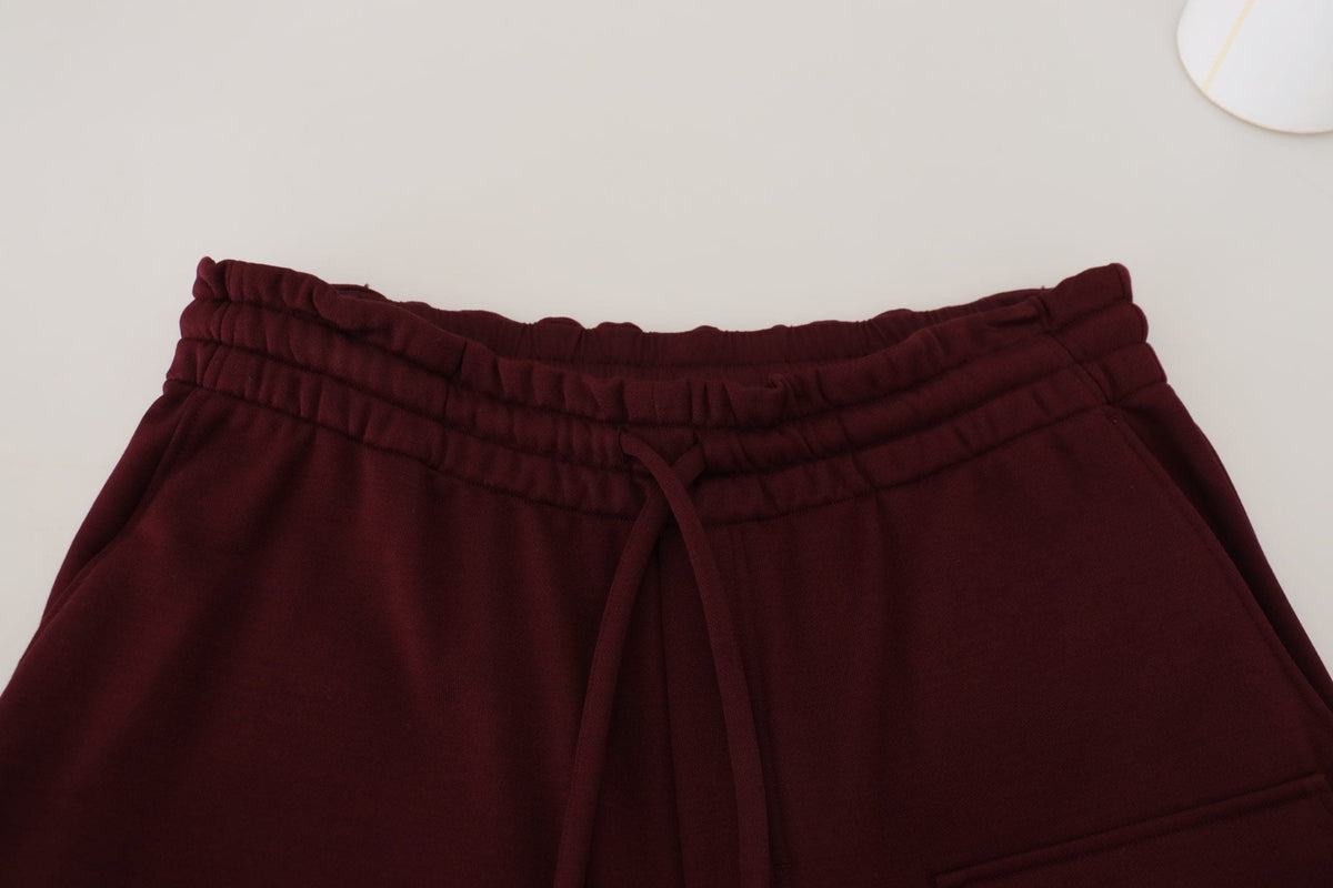 Short élégant bordeaux sur mesure Dolce &amp; Gabbana