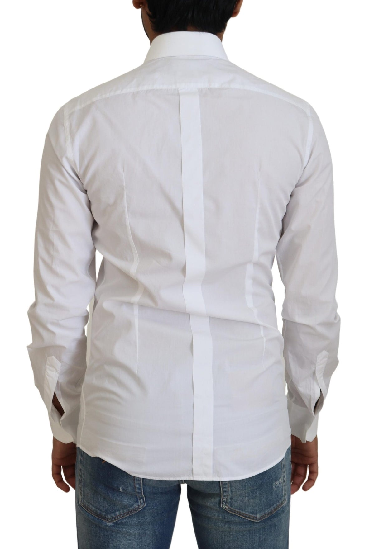 Chemise habillée slim blanche élégante Dolce &amp; Gabbana