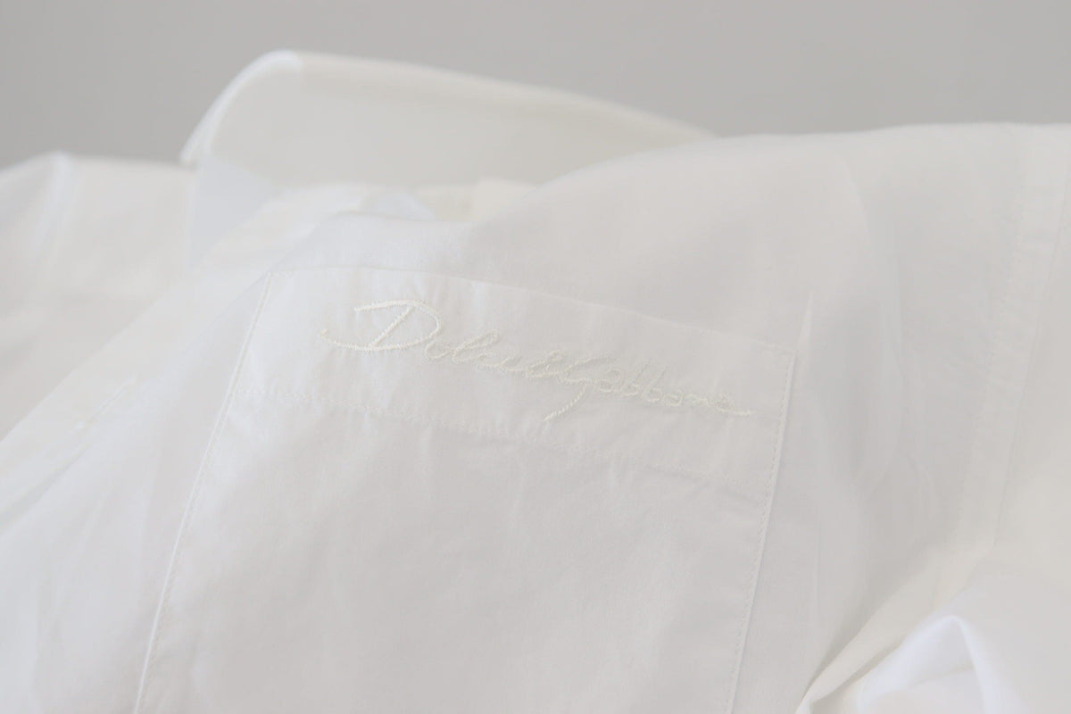 Chemise habillée slim blanche élégante Dolce &amp; Gabbana