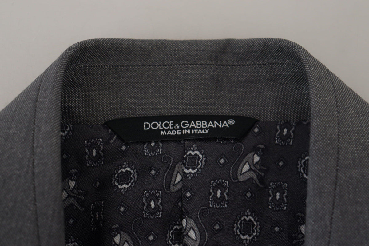 Veste blazer élégante Sicilia gris clair de Dolce &amp; Gabbana