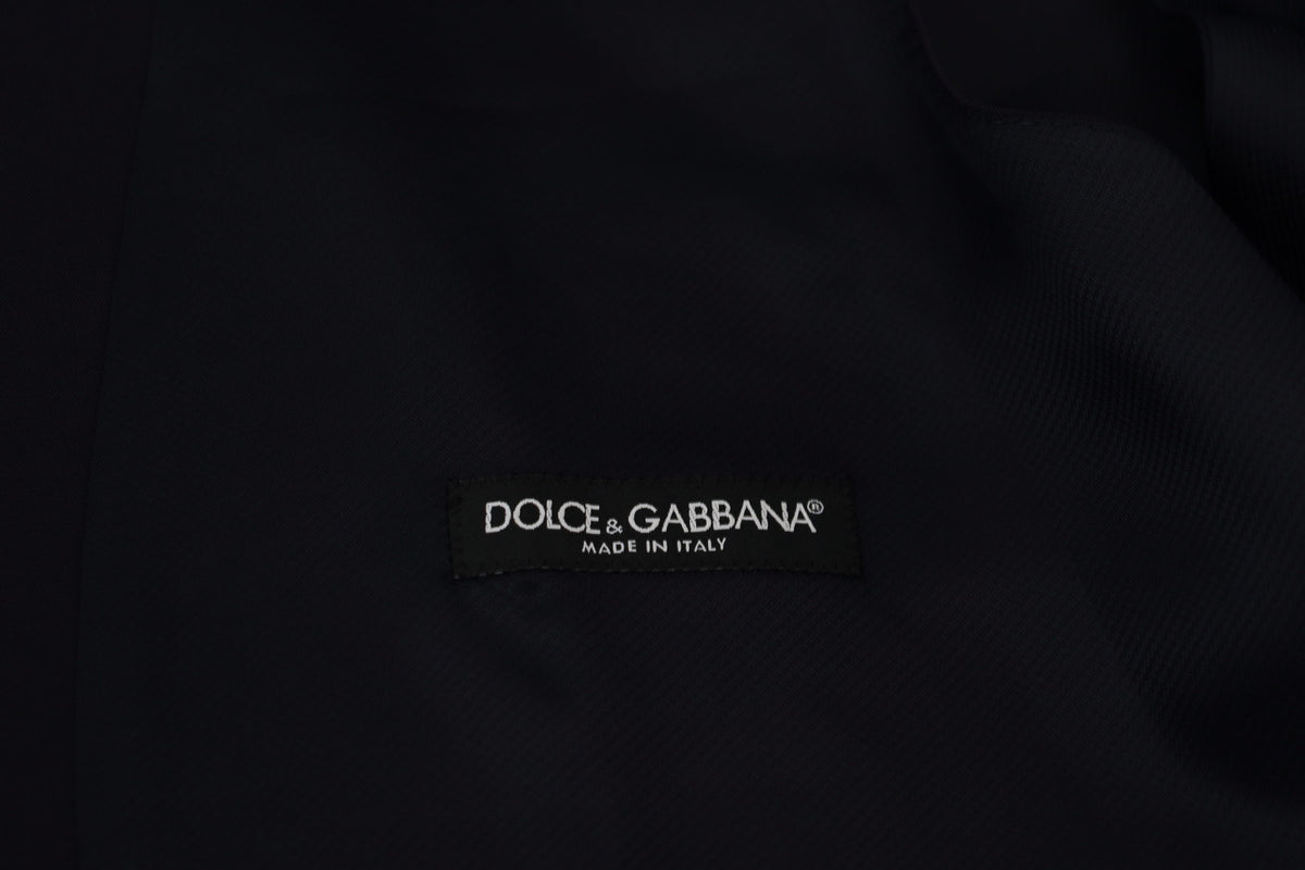 Gilet de soirée bleu foncé élégant Dolce &amp; Gabbana