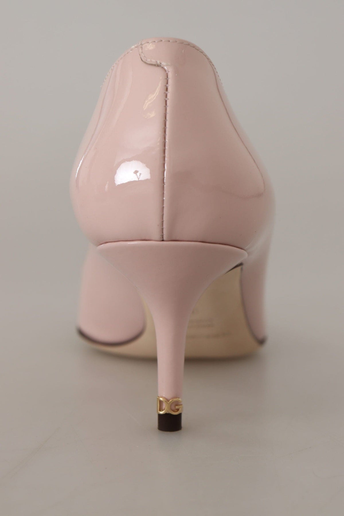 Escarpins élégants en cuir verni Dolce &amp; Gabbana en rose