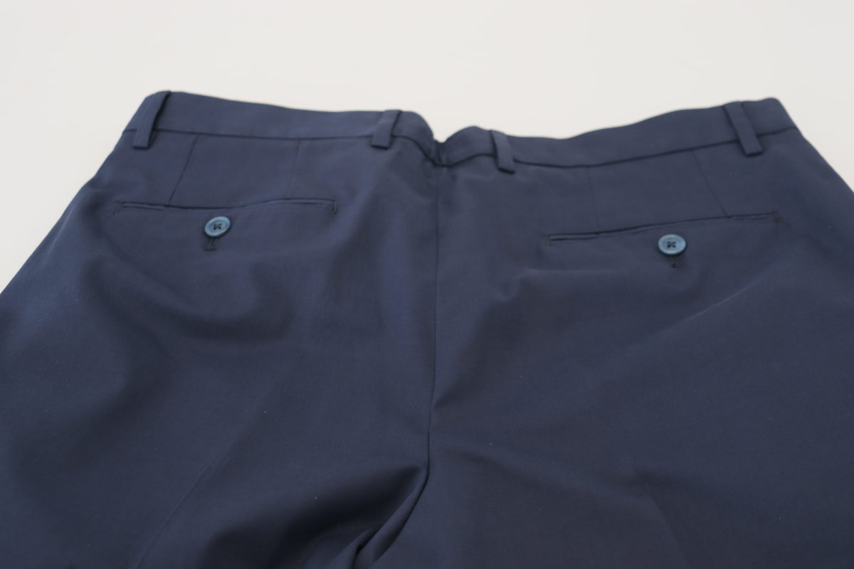 Pantalones cortos chinos elegantes de color azul de Dolce &amp; Gabbana