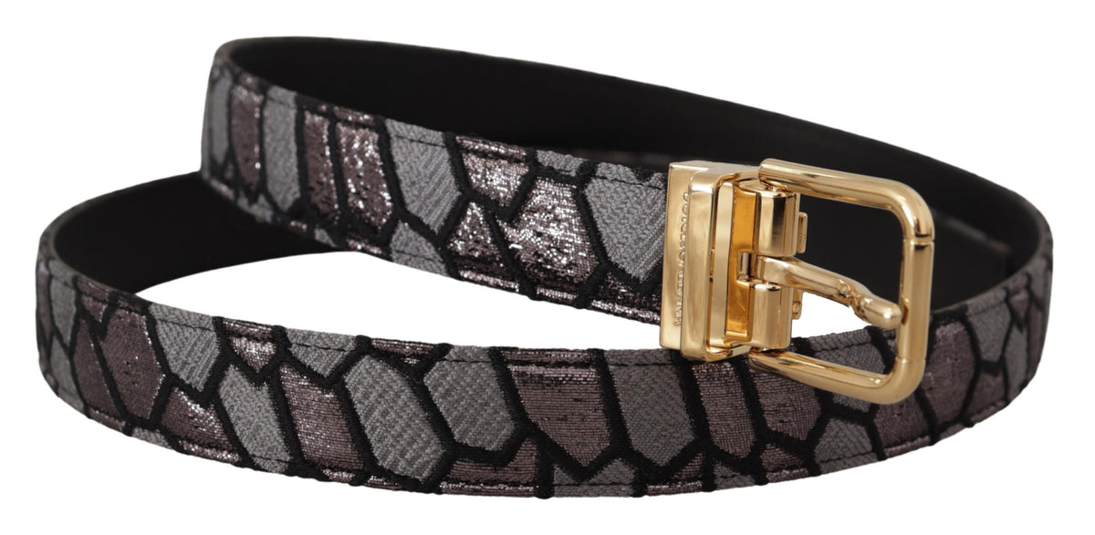 Ceinture en cuir multicolore Dolce &amp; Gabbana