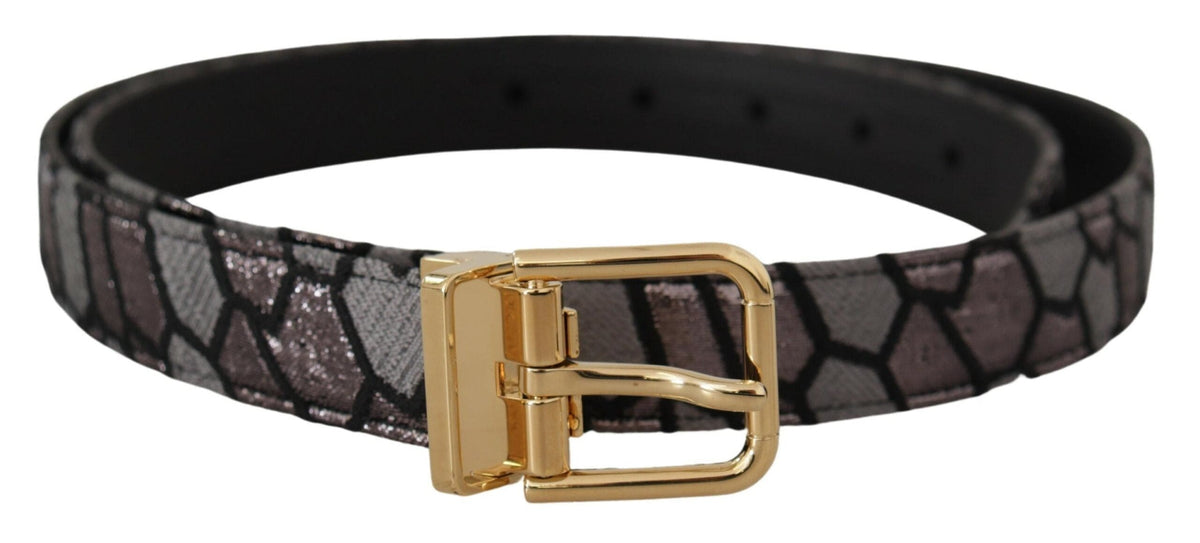 Ceinture en cuir multicolore Dolce &amp; Gabbana