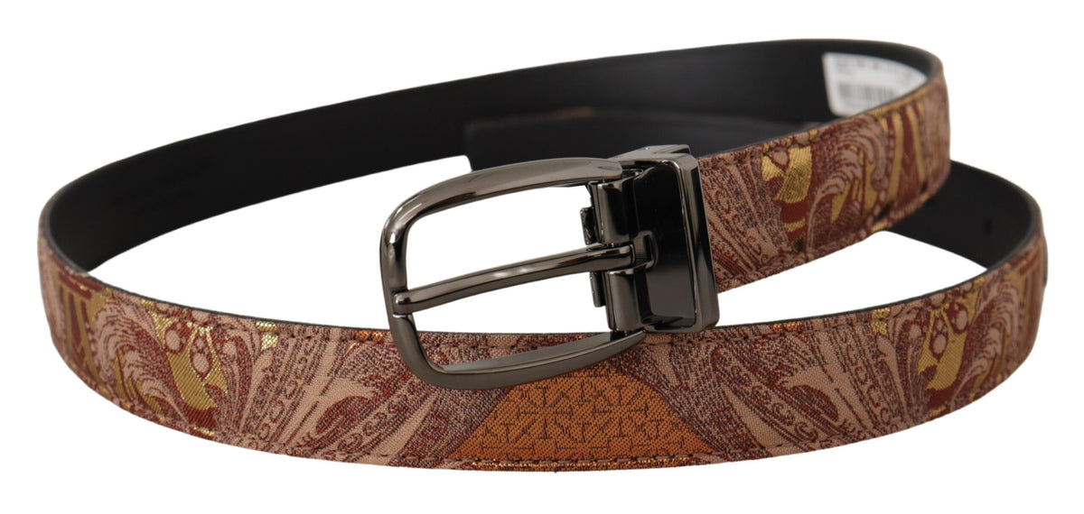 Ceinture en cuir multicolore Dolce &amp; Gabbana Signature