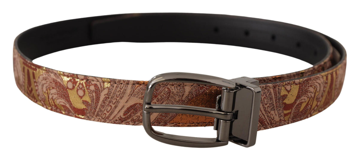 Ceinture en cuir multicolore Dolce &amp; Gabbana Signature