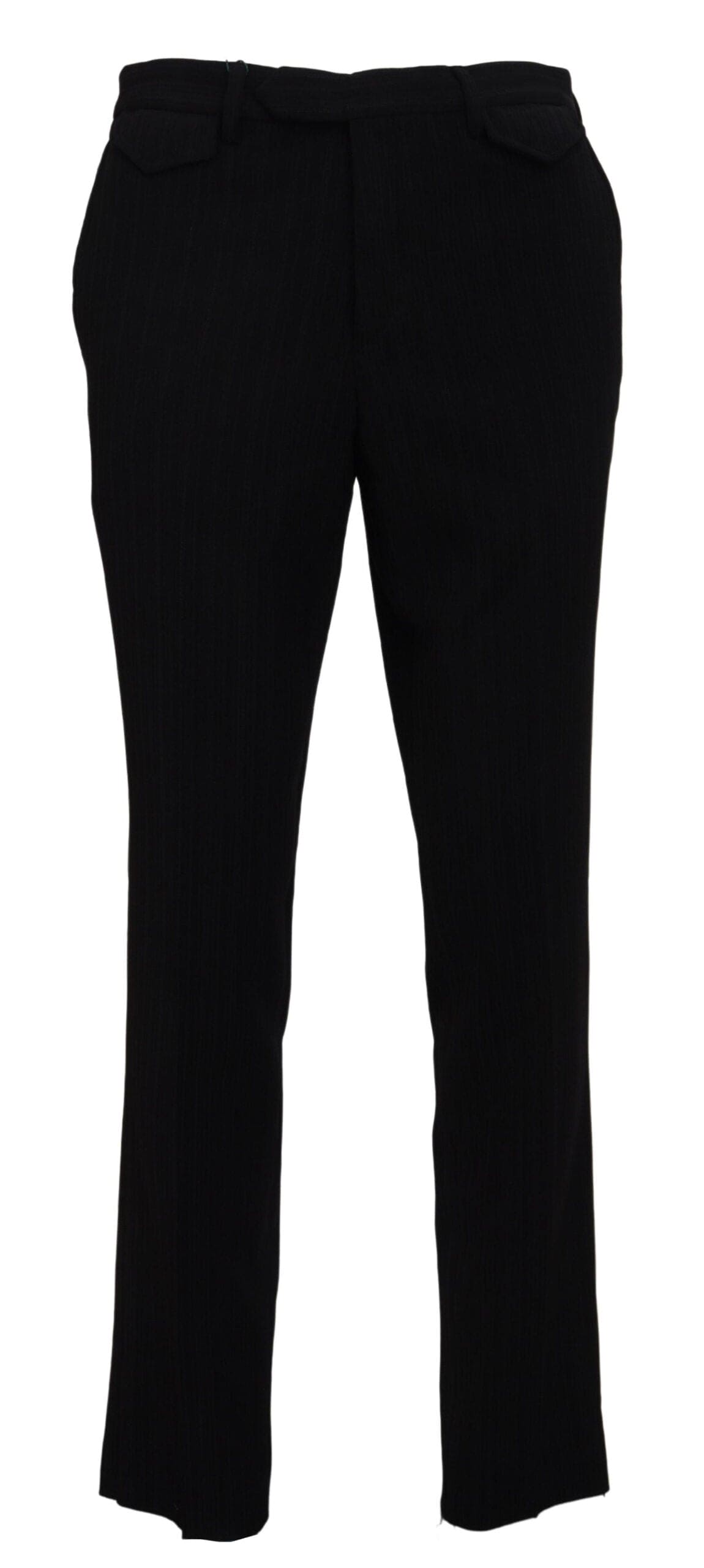 Pantalon élégant de créateur italien noir BENCIVENGA