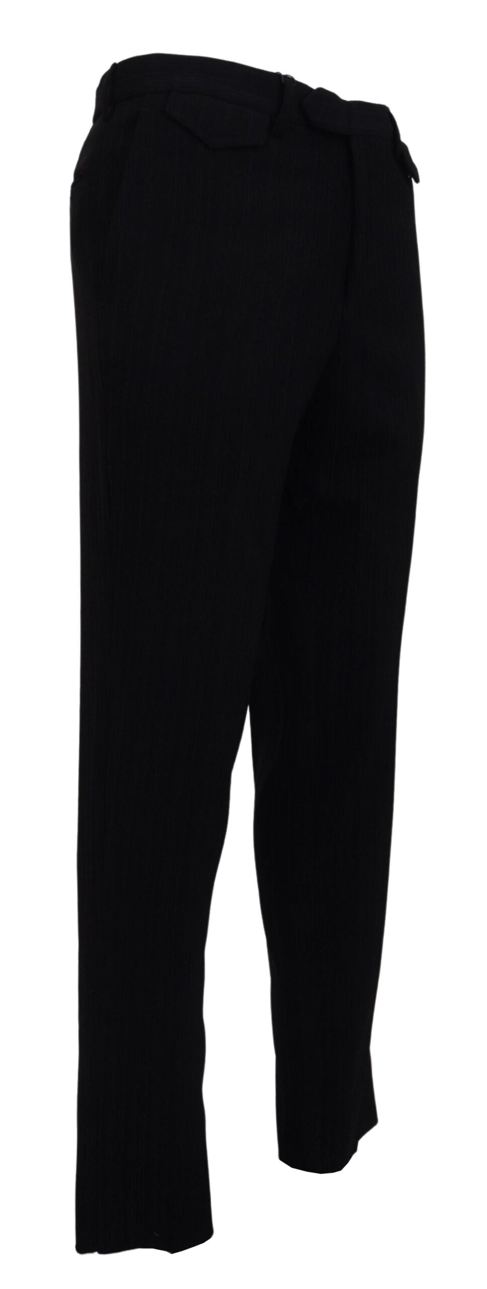 Pantalon élégant de créateur italien noir BENCIVENGA