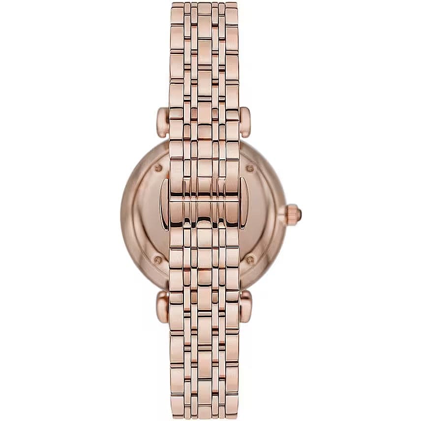 Reloj elegante para mujer en tono oro rosa de Emporio Armani