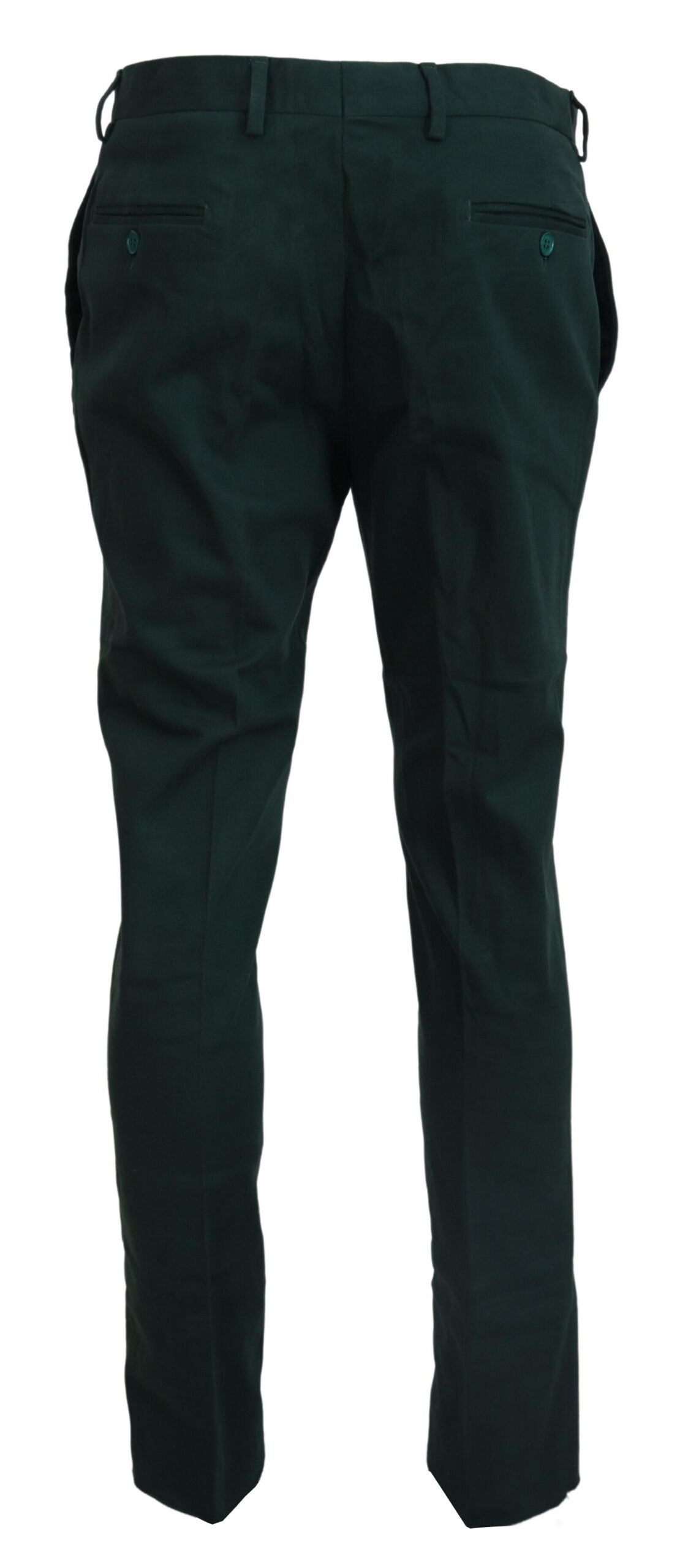 BENCIVENGA Pantalon chino élégant vert foncé