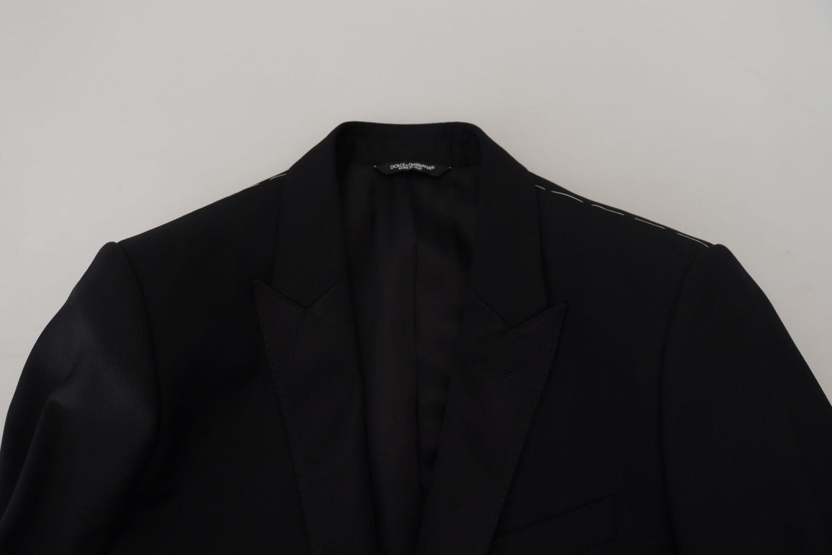 Blazer habillé noir élégant Martini de Dolce &amp; Gabbana