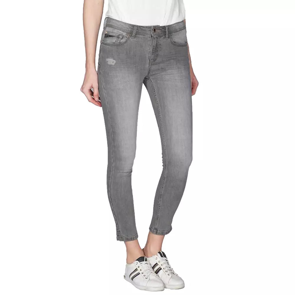 Jegging push-up gris chic Yes Zee pour un style sans effort