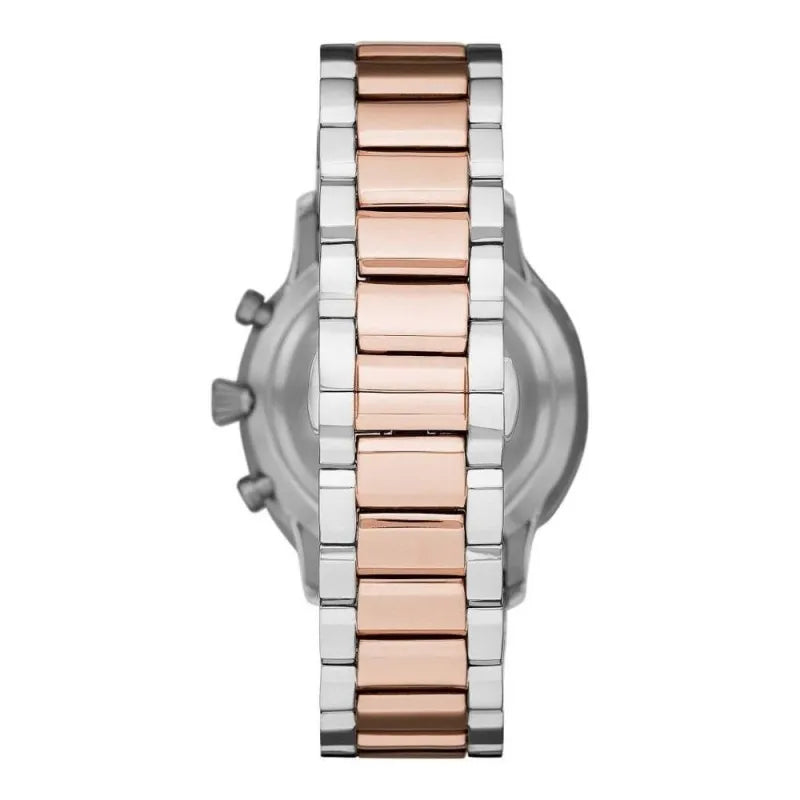 Elegante reloj de dos tonos Emporio Armani para hombre