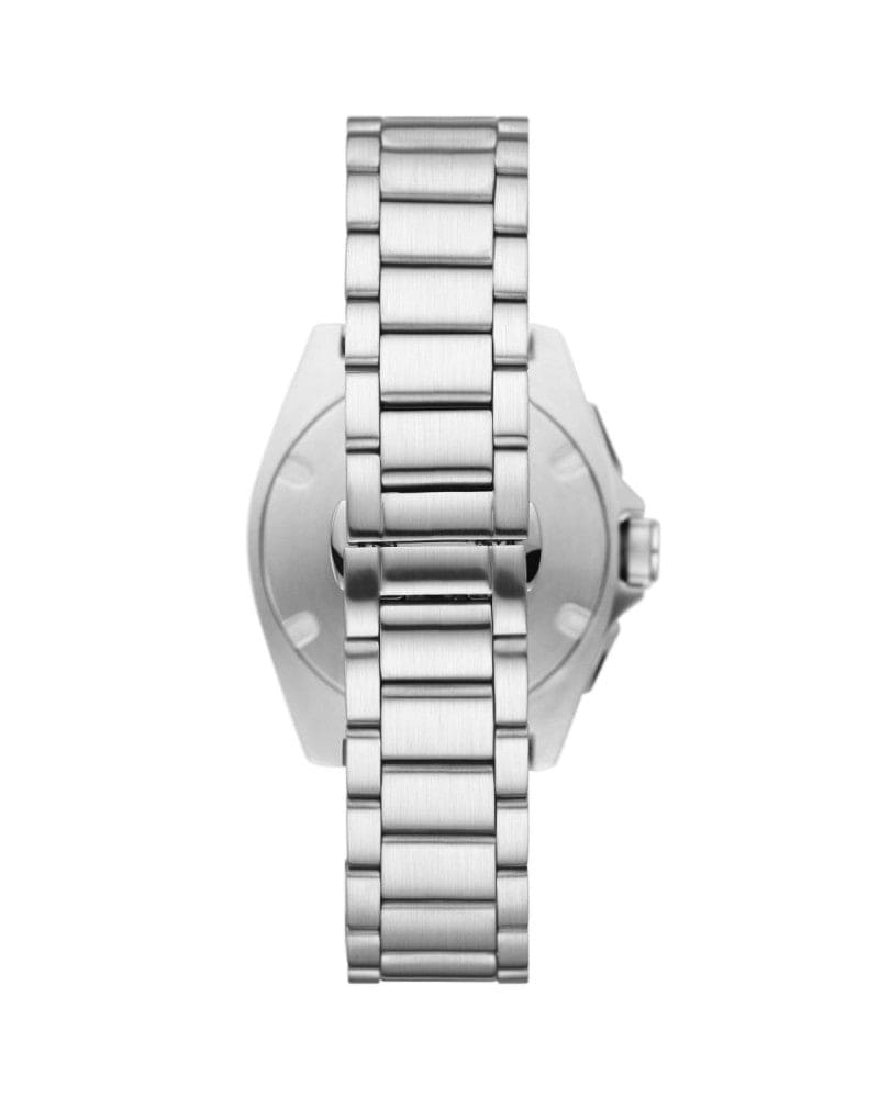 Reloj cronógrafo plateado elegante de Emporio Armani