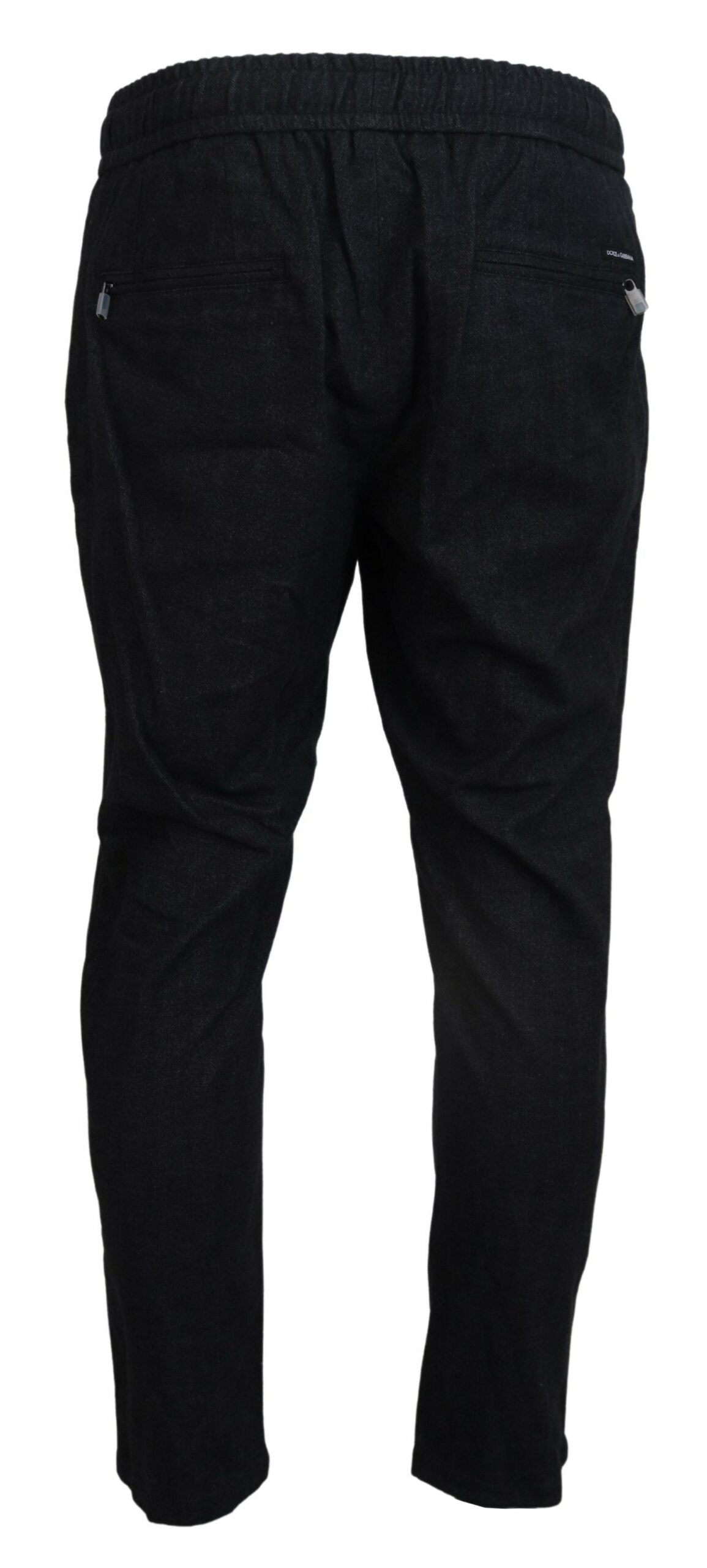 Pantalon fuselé élégant en denim bleu Dolce &amp; Gabbana