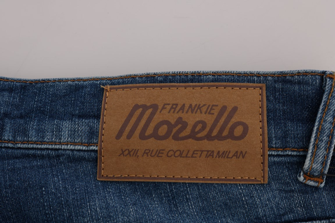 Jean slim chic bleu délavé Frankie Morello