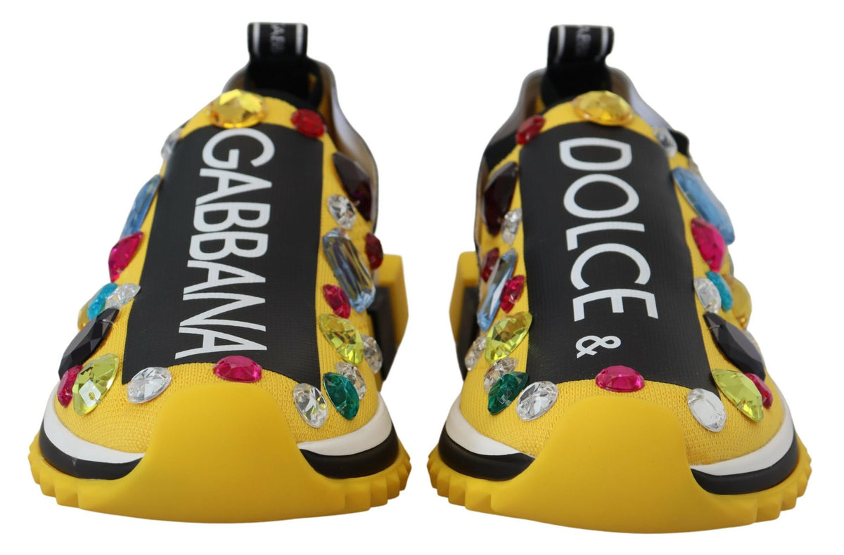 Zapatillas de deporte Dolce &amp; Gabbana Exquisite Yellow Techno Fabric