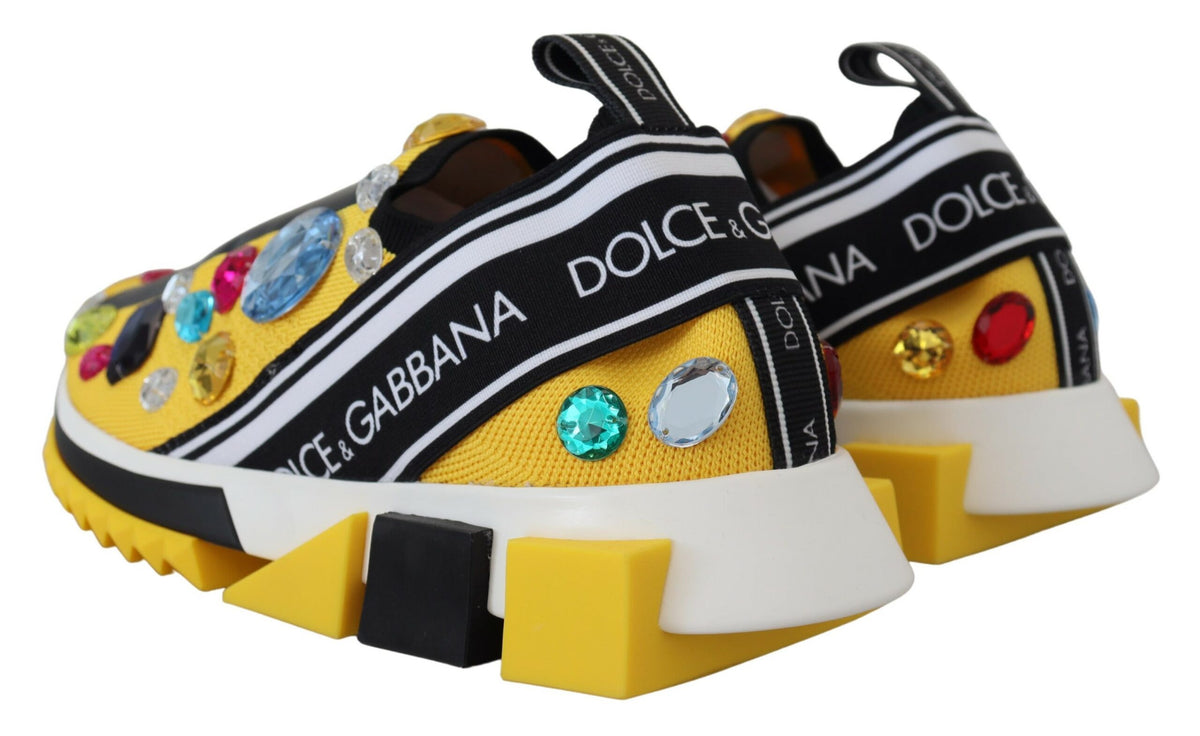 Zapatillas de deporte Dolce &amp; Gabbana Exquisite Yellow Techno Fabric