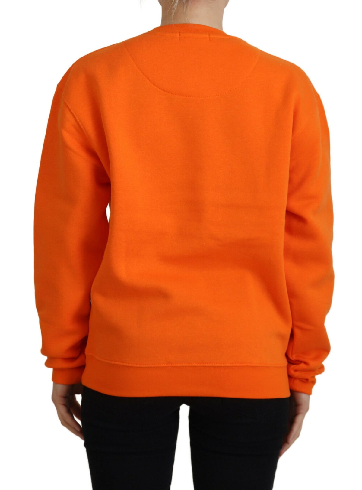 Pull à manches longues imprimé orange chic Philippe Model