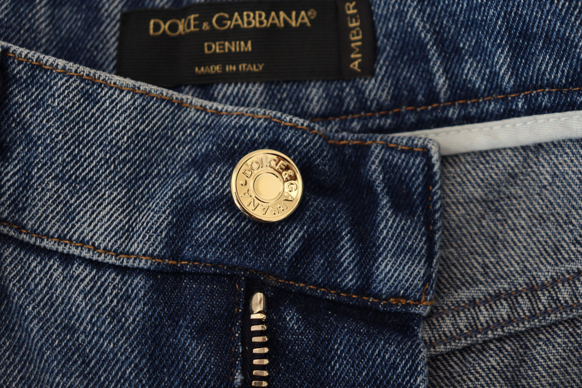 Jean skinny taille haute élégant Dolce &amp; Gabbana