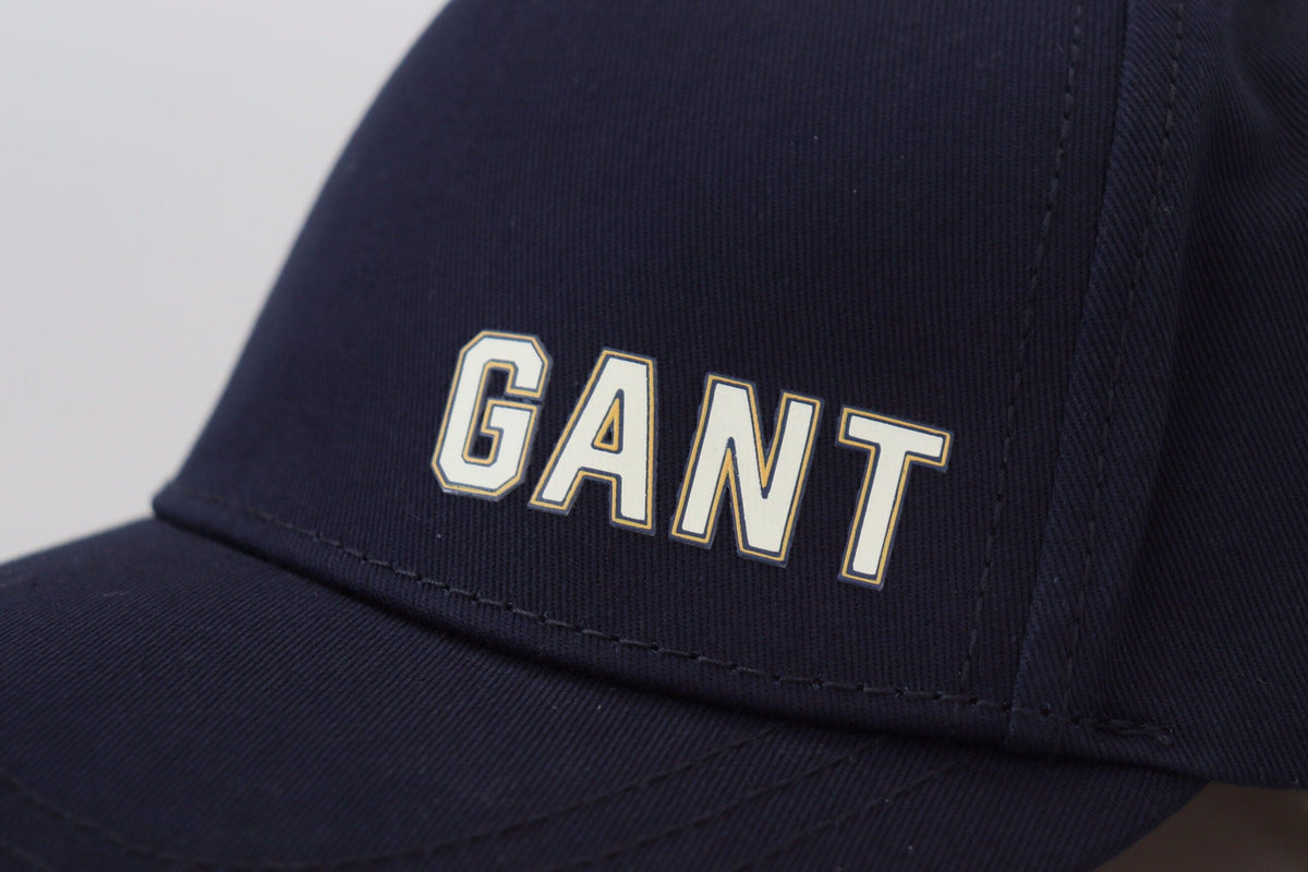 Casquette de baseball élégante en coton bleu Gant