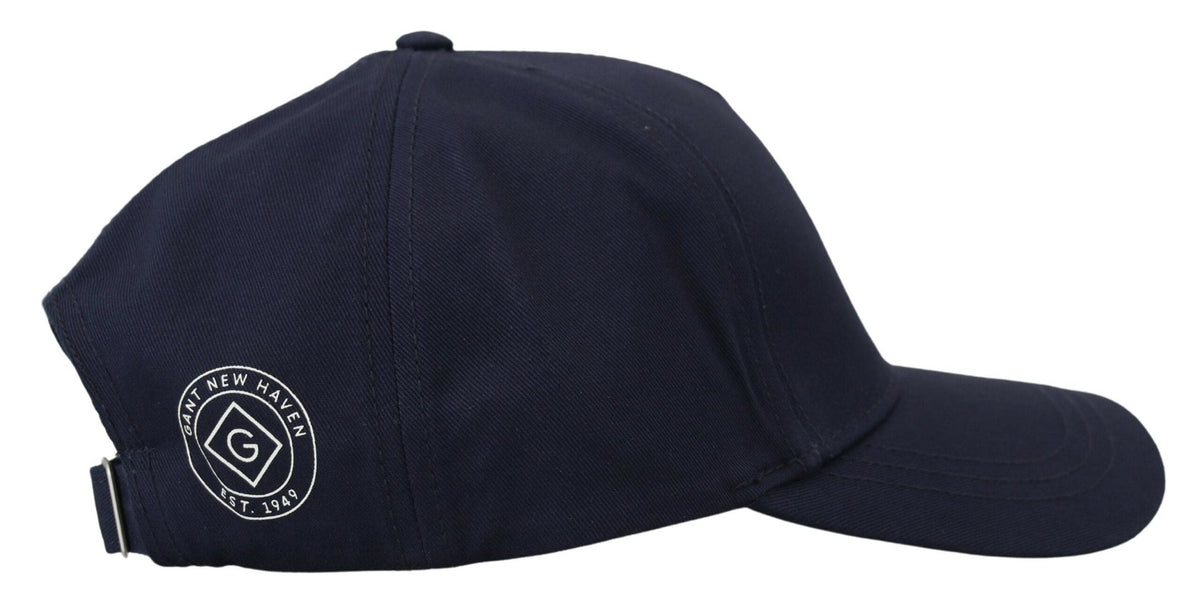 Casquette de baseball élégante en coton bleu Gant