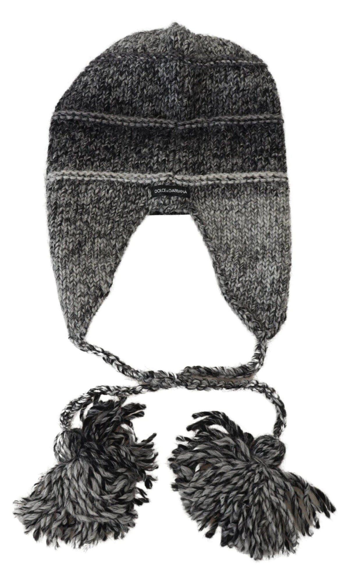 Gorro de punto elegante en color gris de Dolce &amp; Gabbana