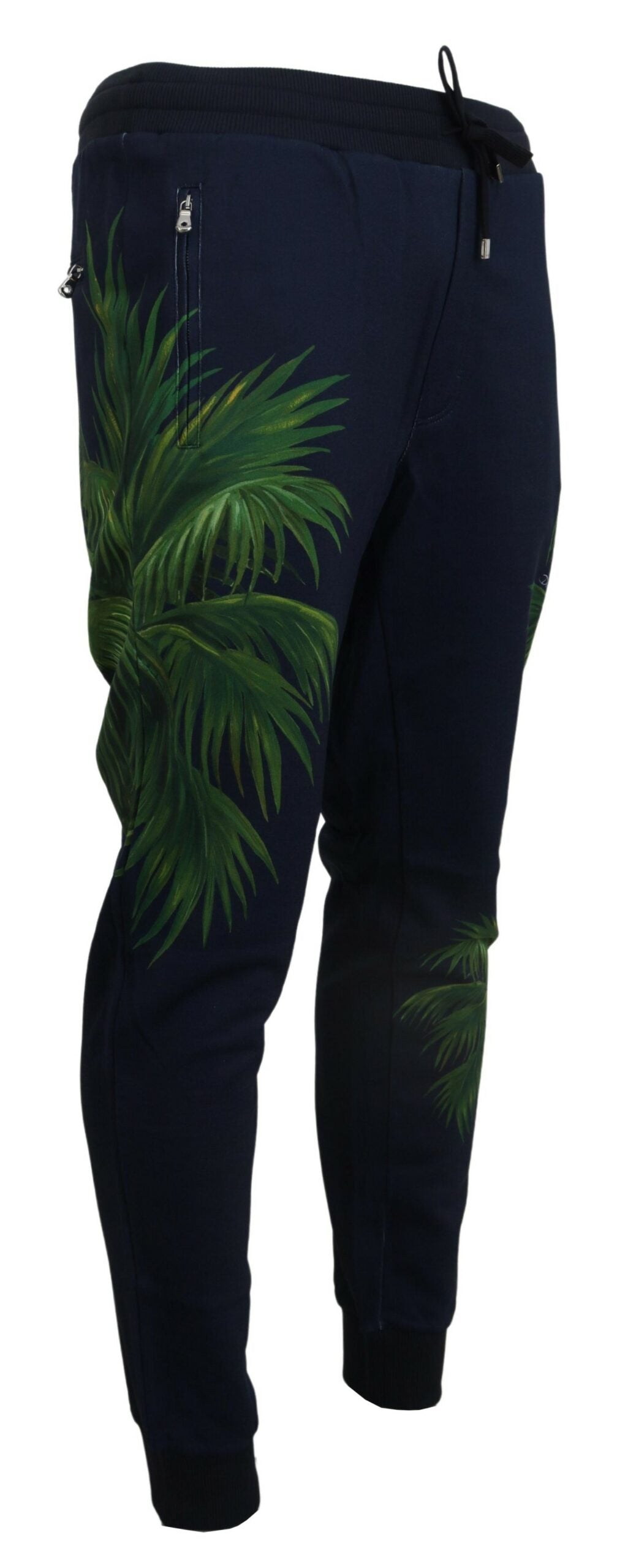 Pantalon de jogging élégant en coton Dolce &amp; Gabbana avec motif imprimé