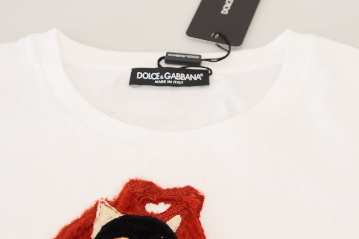 T-shirt en coton à imprimés emblématiques Dolce &amp; Gabbana