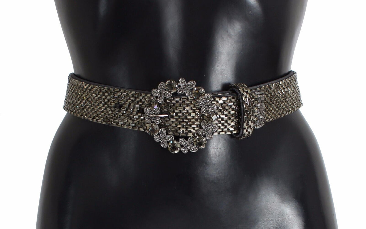 Ceinture Dolce &amp; Gabbana à paillettes et cristaux Swarovski