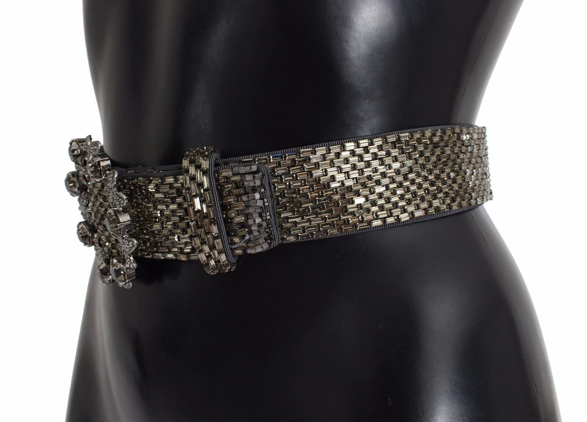 Ceinture Dolce &amp; Gabbana à paillettes et cristaux Swarovski