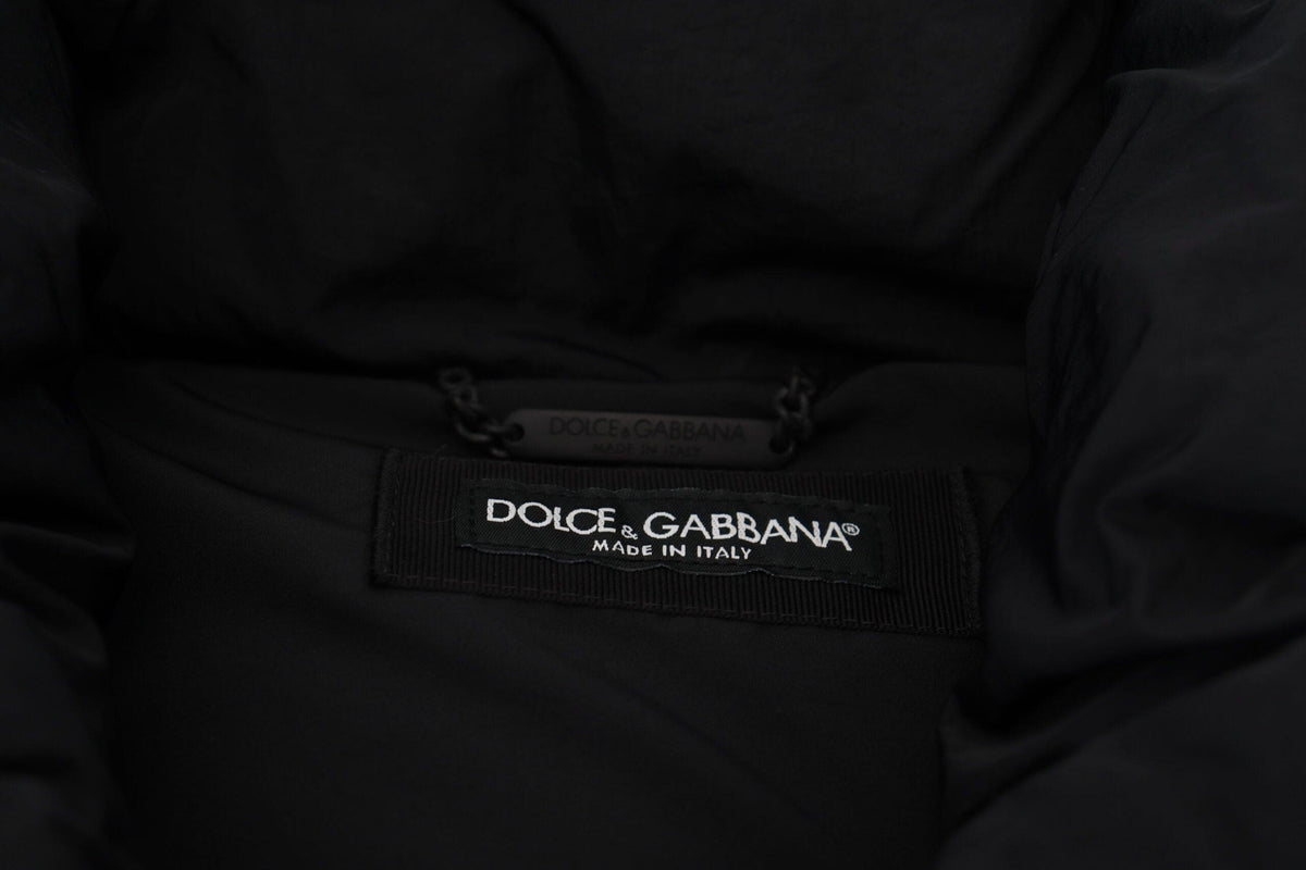 Chaqueta sin mangas elegante negra de Dolce &amp; Gabbana