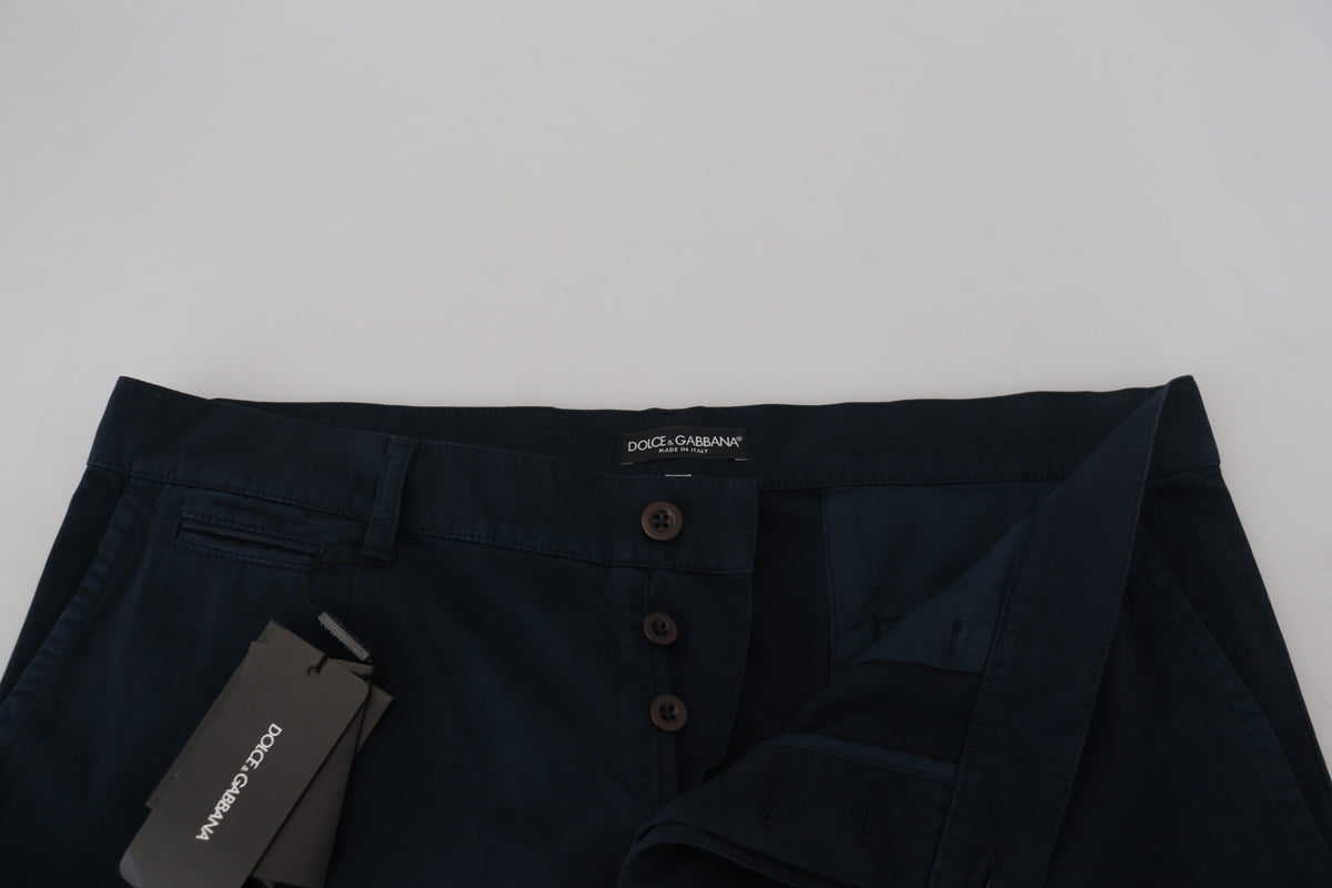 Pantalon chino élégant Dolce &amp; Gabbana en bleu