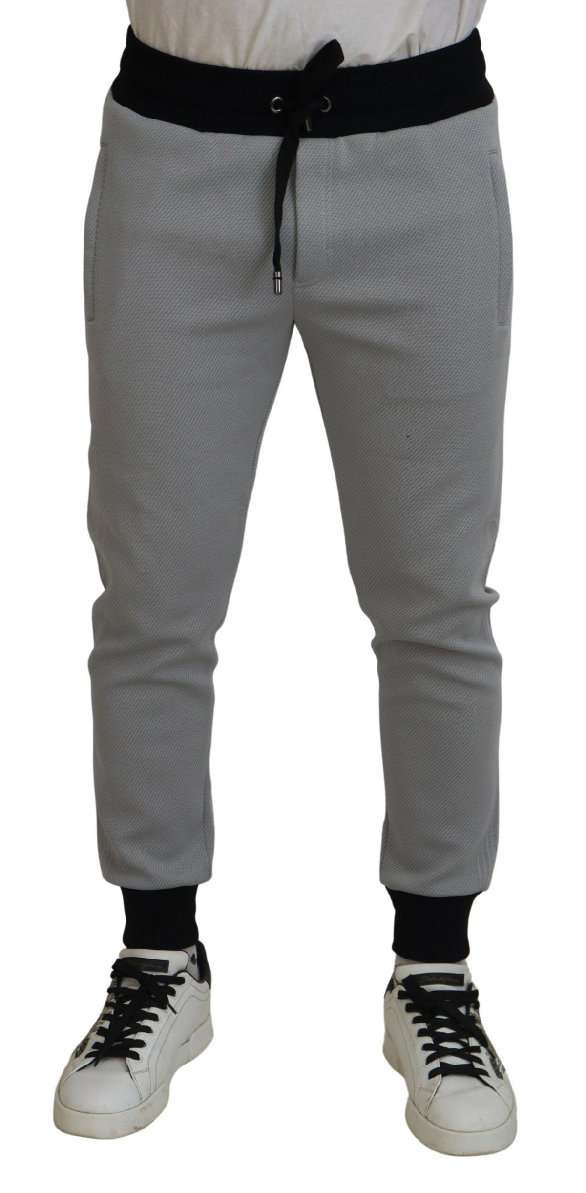 Pantalon de jogging gris élégant Dolce &amp; Gabbana