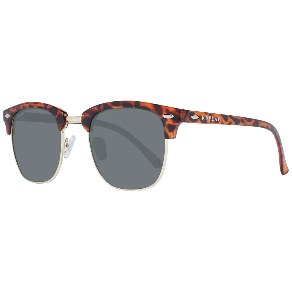 Replay Brown Unisex Sunglasses