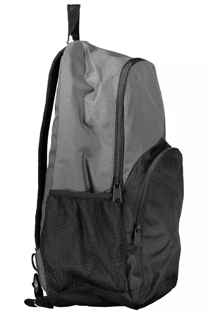 Vans Versatile Gray Urban Backpack with Logo Detail