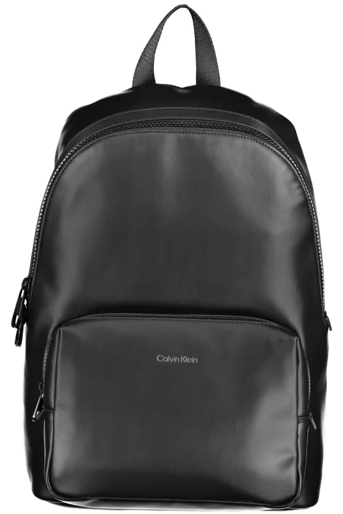 Calvin Klein Eco-Conscious Sleek Black Backpack