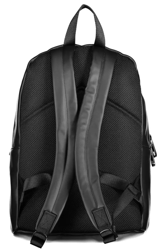 Calvin Klein Black Polyester Men Backpack