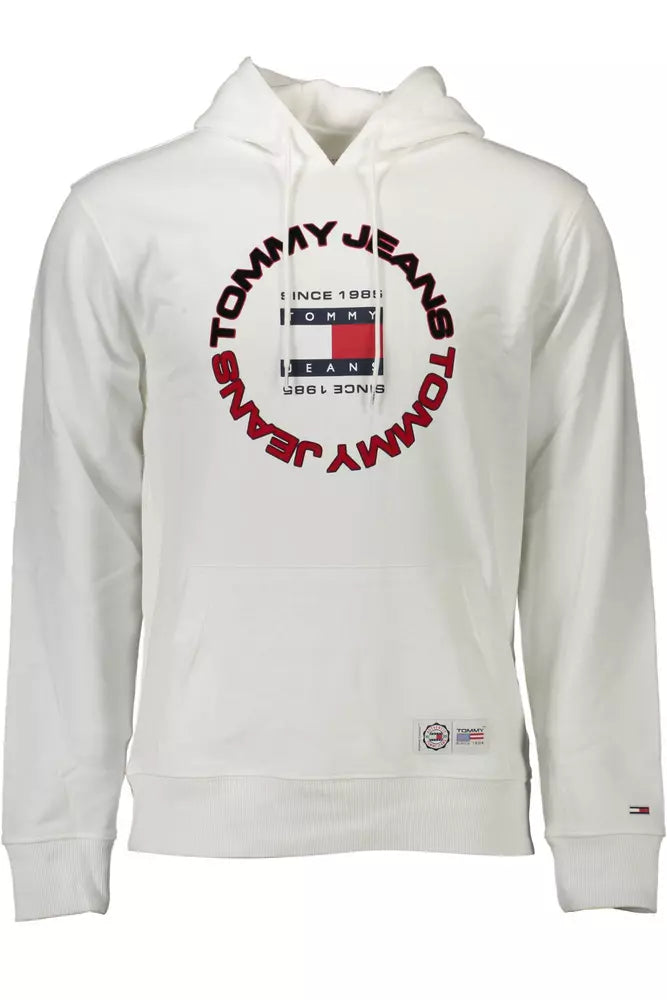 Tommy Hilfiger White Cotton Men Sweater