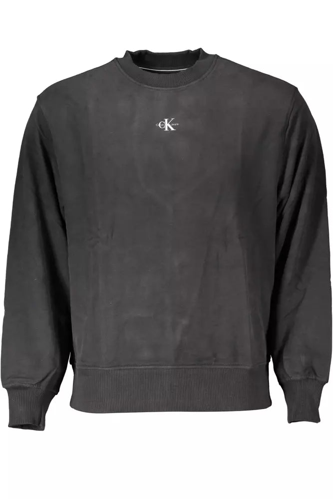 Calvin Klein Black Cotton Men Sweater