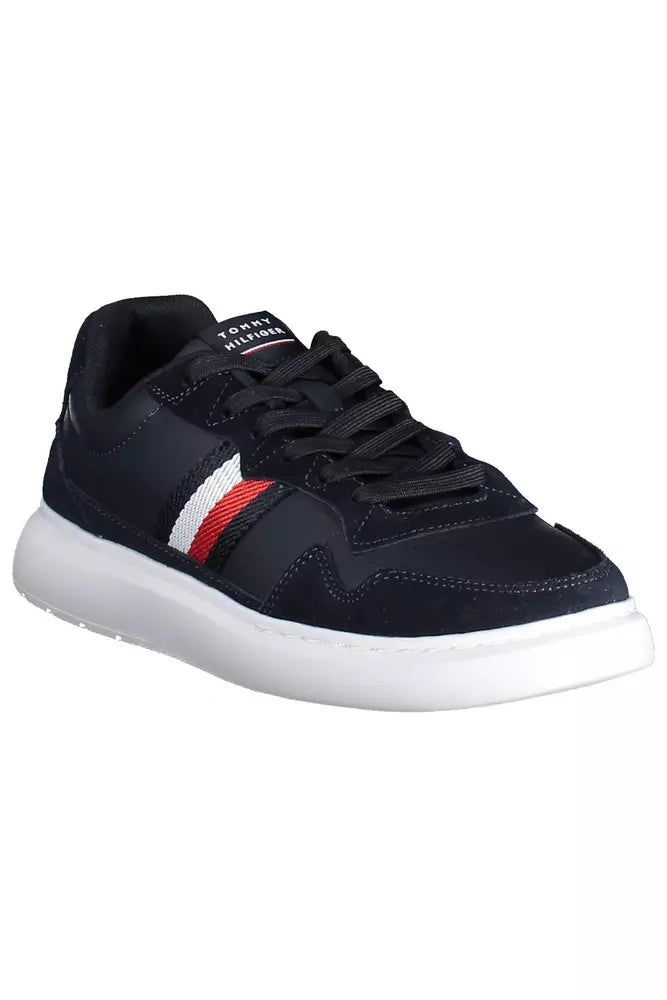 Tommy Hilfiger Sophisticated Blue Lace-Up Sneakers