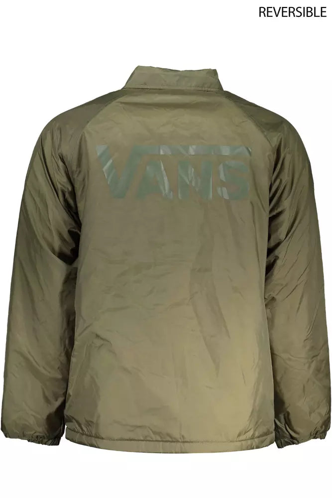 Chaqueta reversible de manga larga verde de Vans