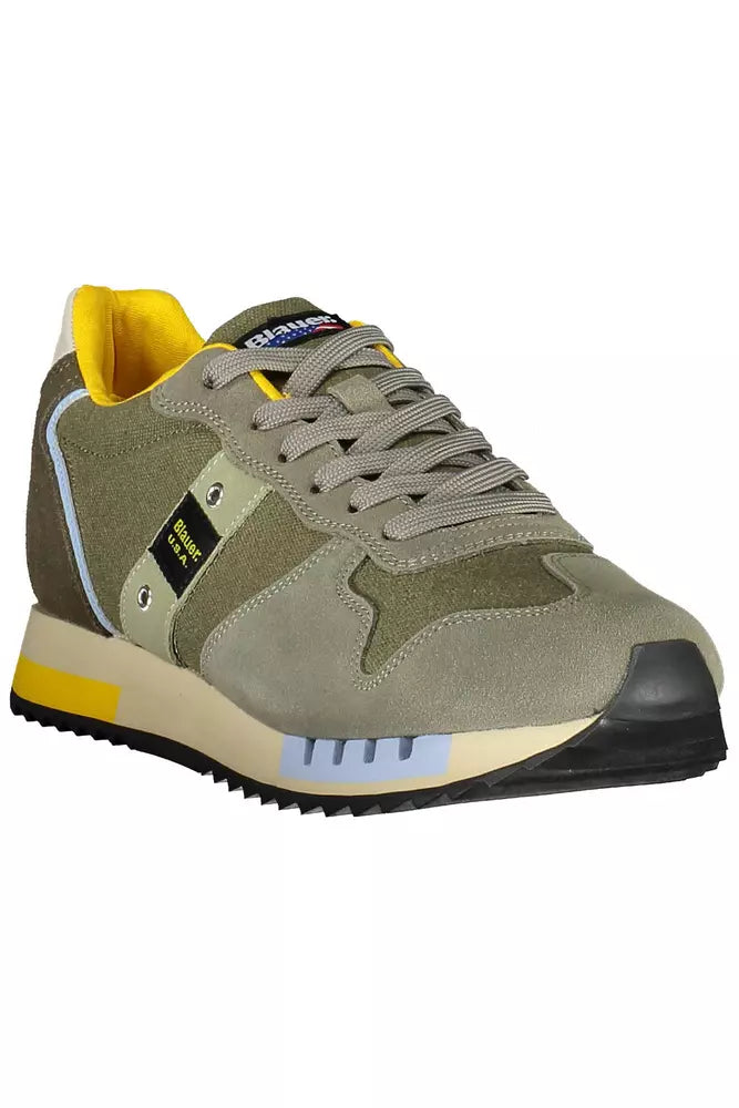 Zapatillas Blauer Emerald Elegance con detalles en contraste