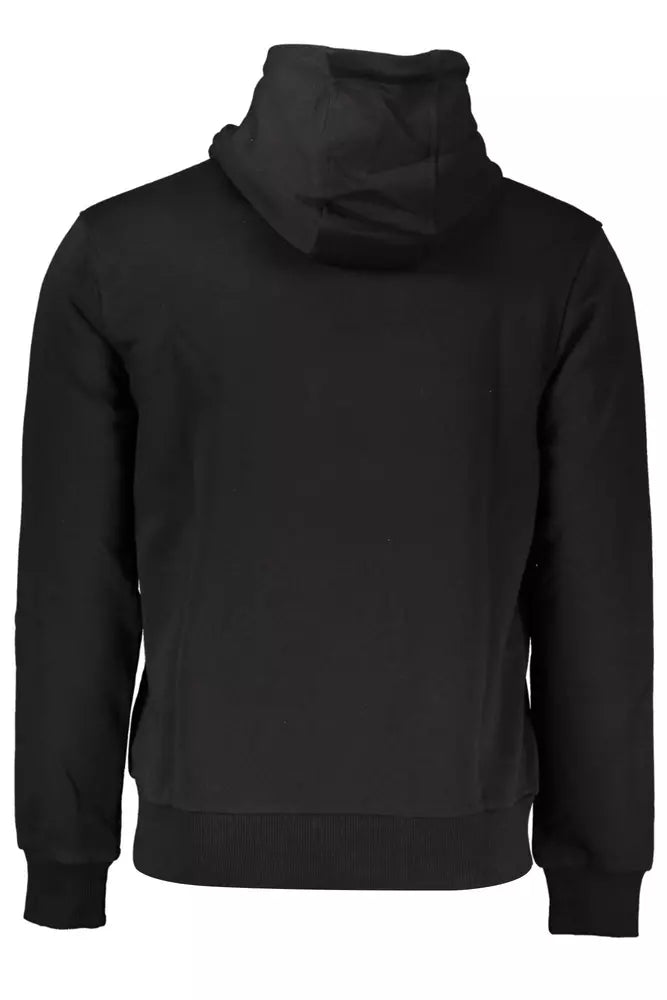 Sweat-shirt à capuche élégant Cavalli Class en noir classique