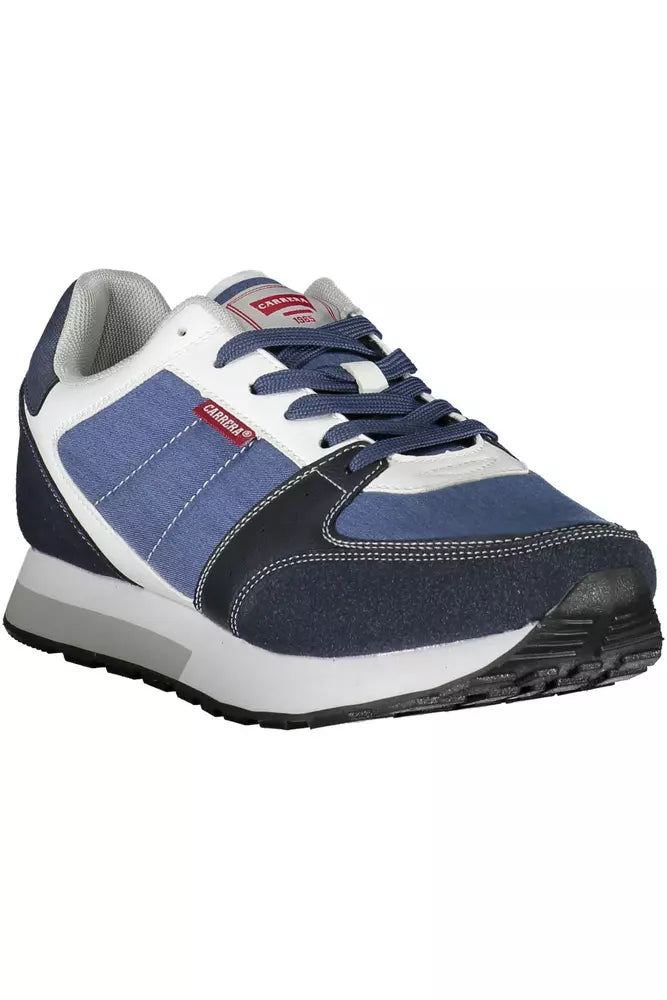 Carrera Chic Blue Contrast Lace-Up Sneakers