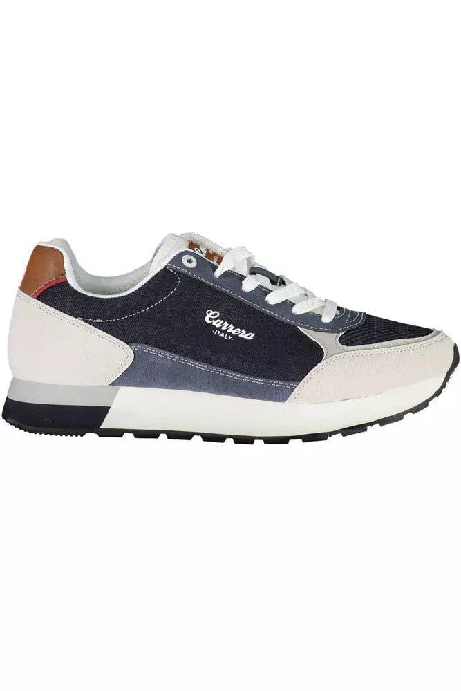 Carrera Dynamic Blue Lace-Up Sports Sneakers